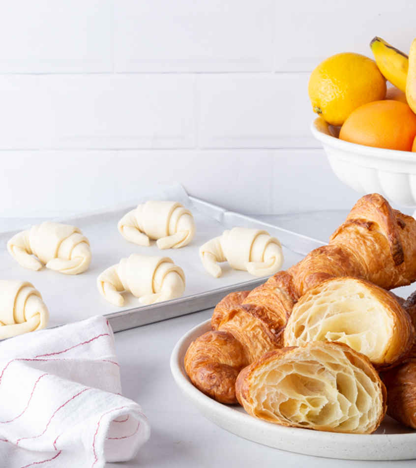 Croissant aux amandes et au chocolat