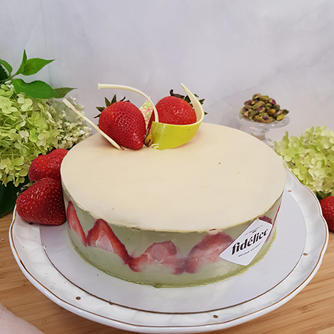Fraisier pistache