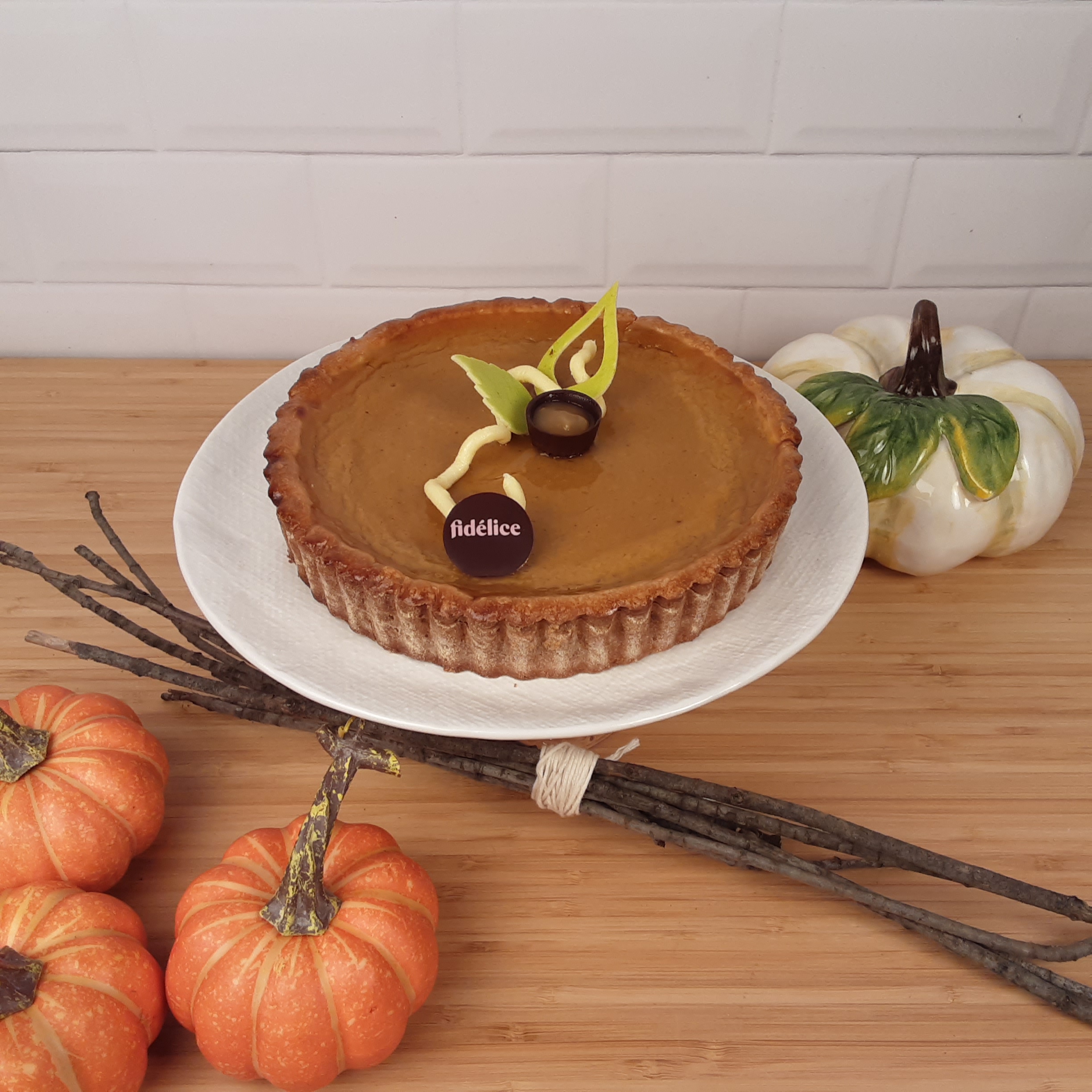 Tarte à la citrouille et au sirop d’érable