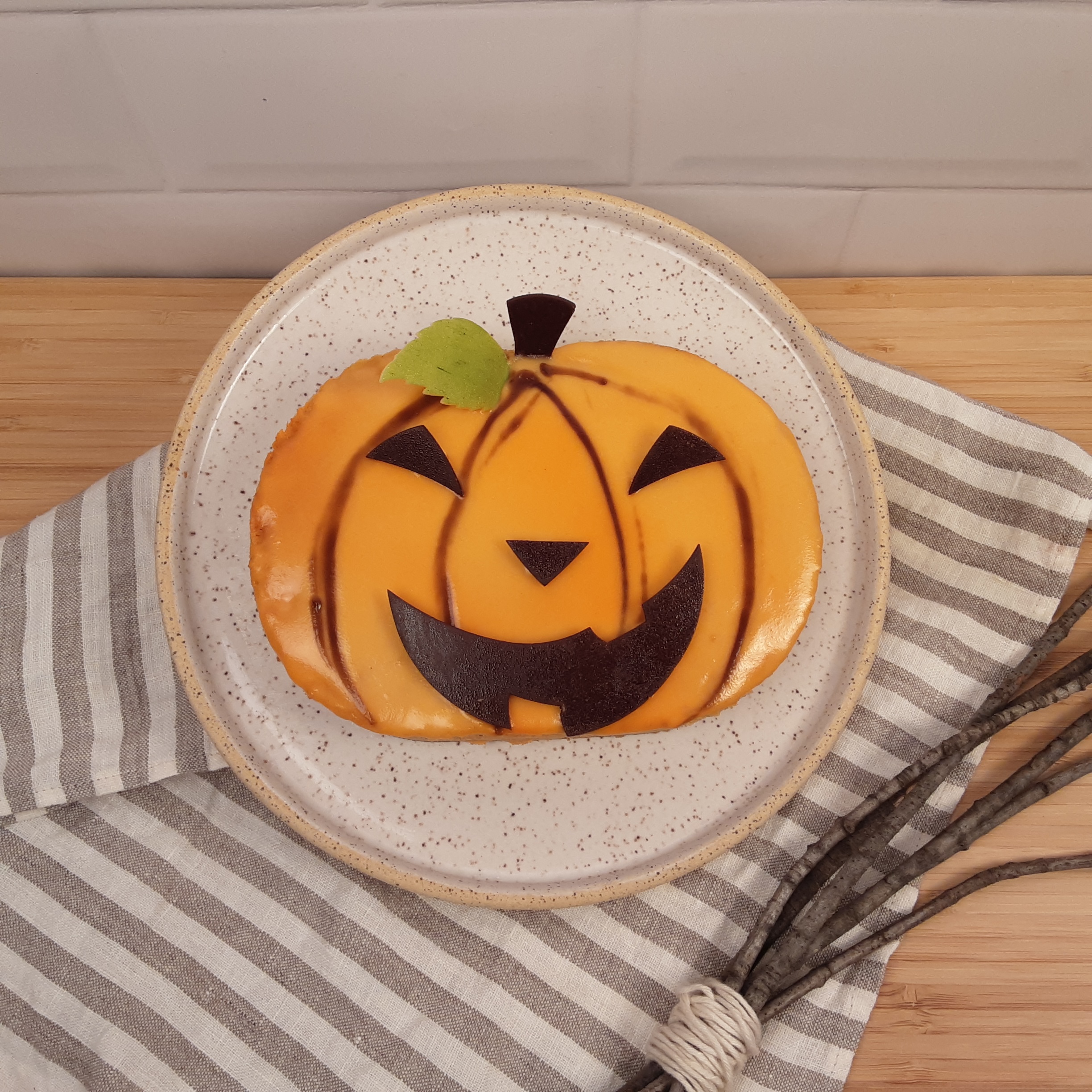 Gâteau fromage à la citrouille spécial Halloween