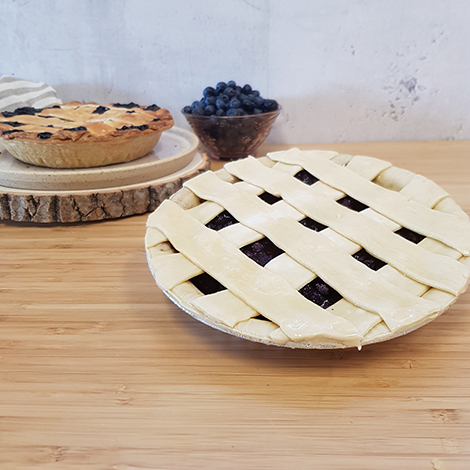 Tarte aux bleuets à cuire