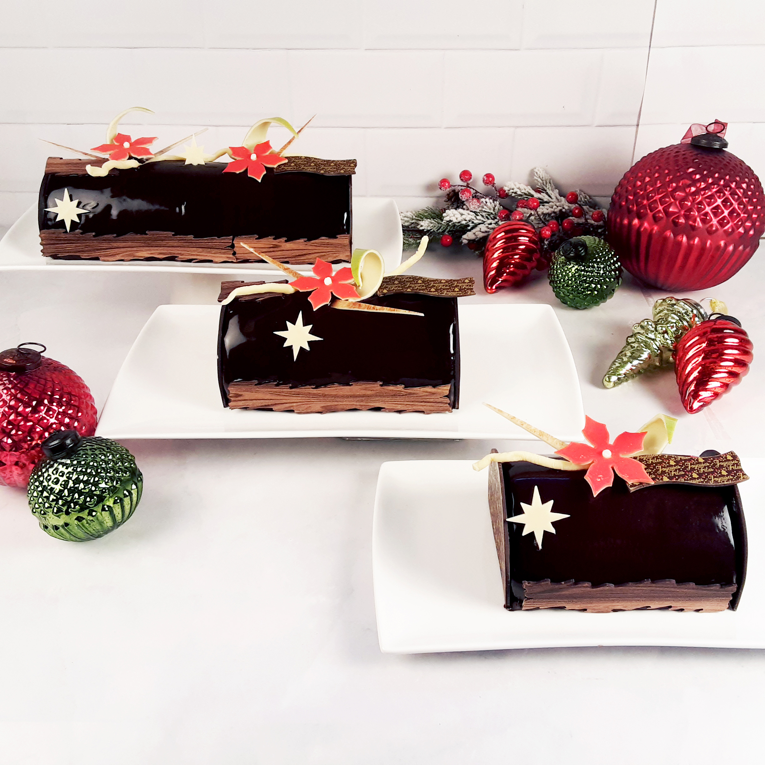Bûche au chocolat
