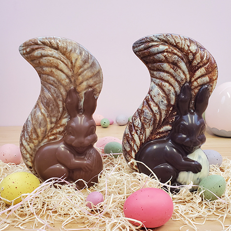 Écureuil en chocolat