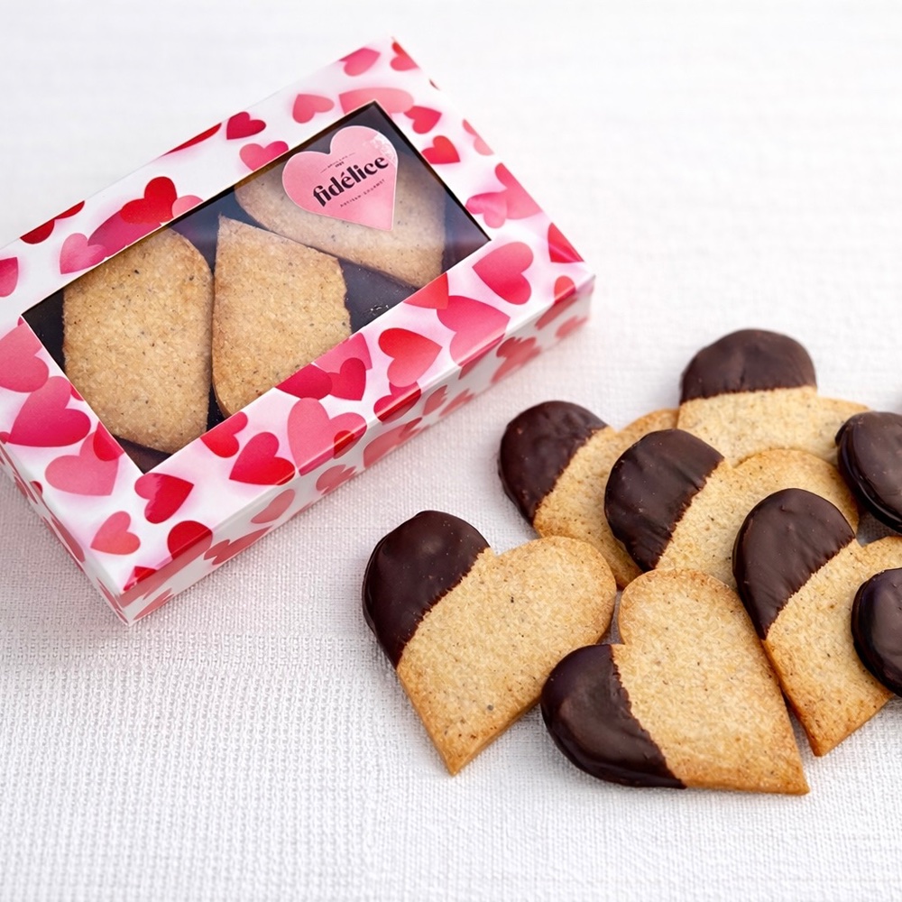 Biscuits de St-Valentin aux amandes