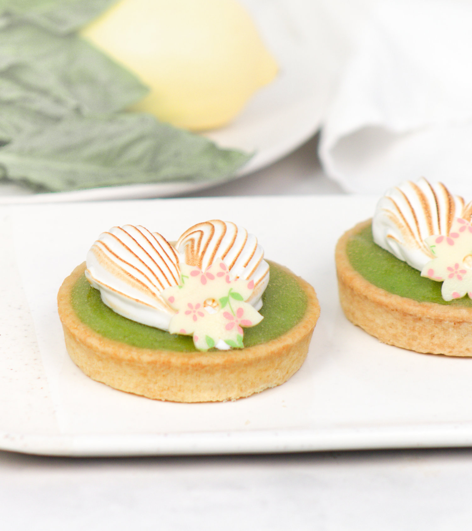Tartelette citron basilic