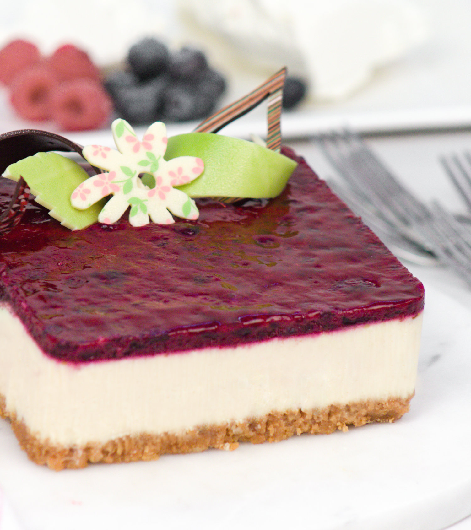 Gâteau au fromage cuit